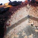 Wegański TORT CYTRYNOWO-CZEKOLADOWY z brzoskwiniami