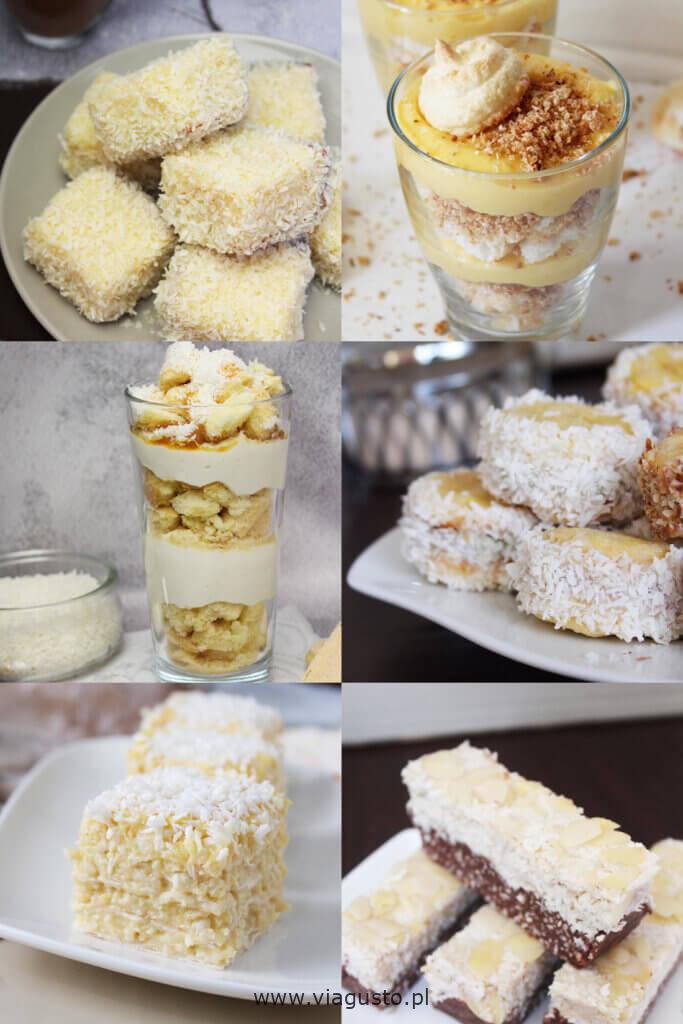 kokosowe ciasta, ciasteczka i desery - przepisy