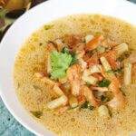 zupa z fasolki szparagowej i kurek